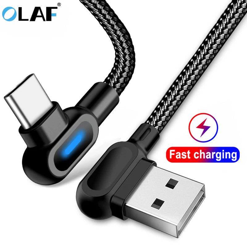 USB Cable Fast Charging 90 Degree - Martsgaia