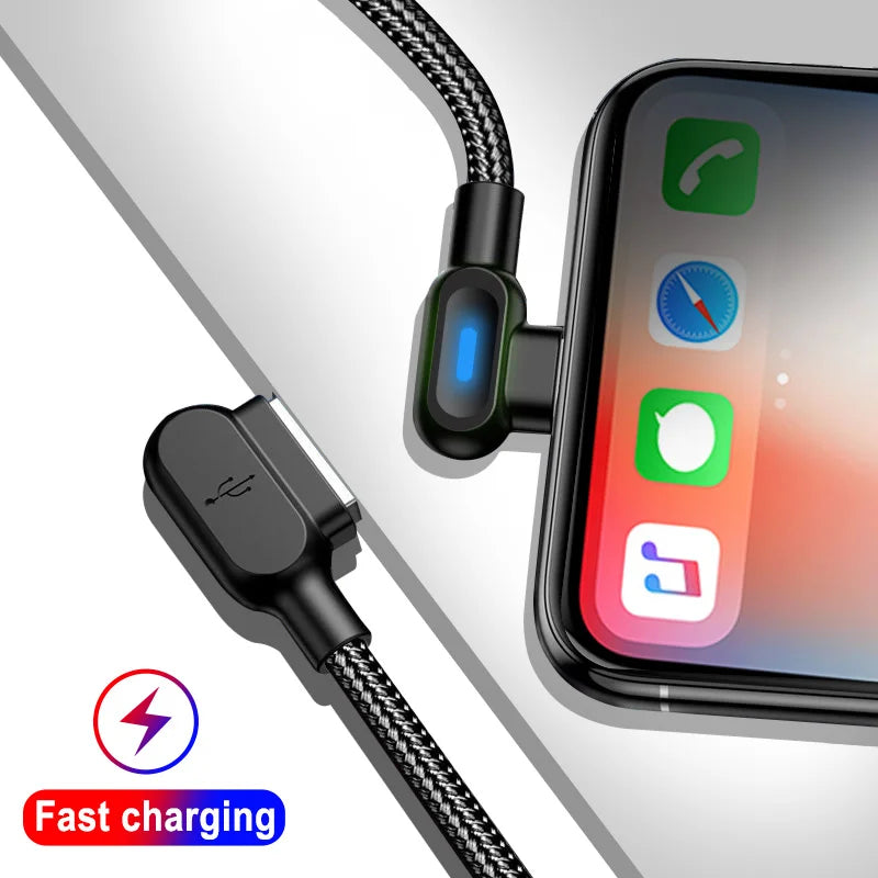 USB Cable Fast Charging 90 Degree - Martsgaia