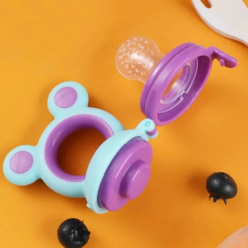 Silicone Baby Fruit Feeder Pacifier – Safe Teething Nipple Food Dispenser