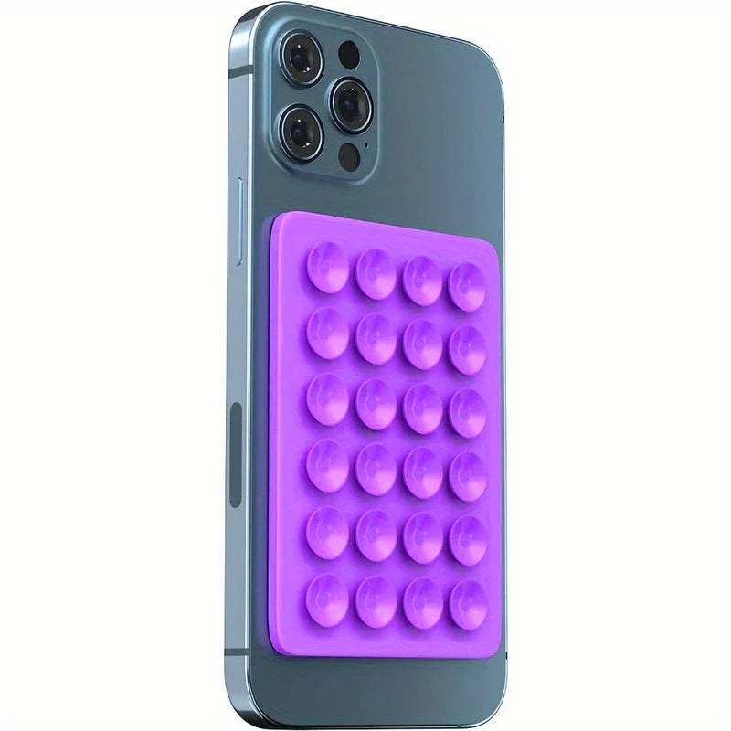 Silicone Suction Phone Holder – Strong Grip on Any Smooth Surface!