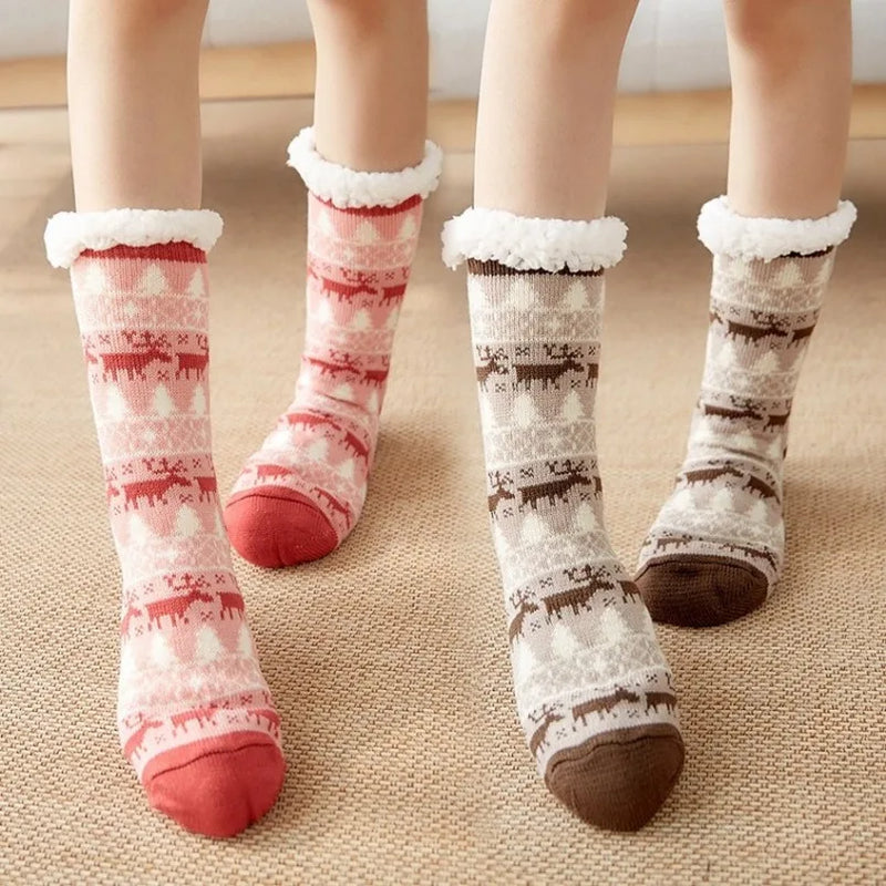 CozyCritters: Plush Winter Socks for Women