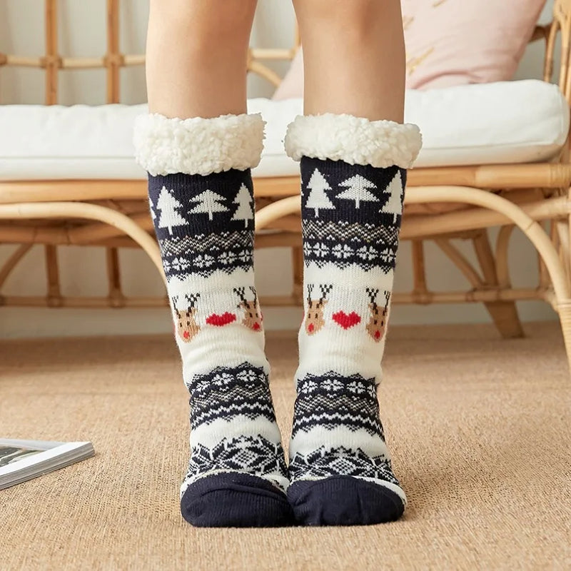 CozyCritters: Plush Winter Socks for Women