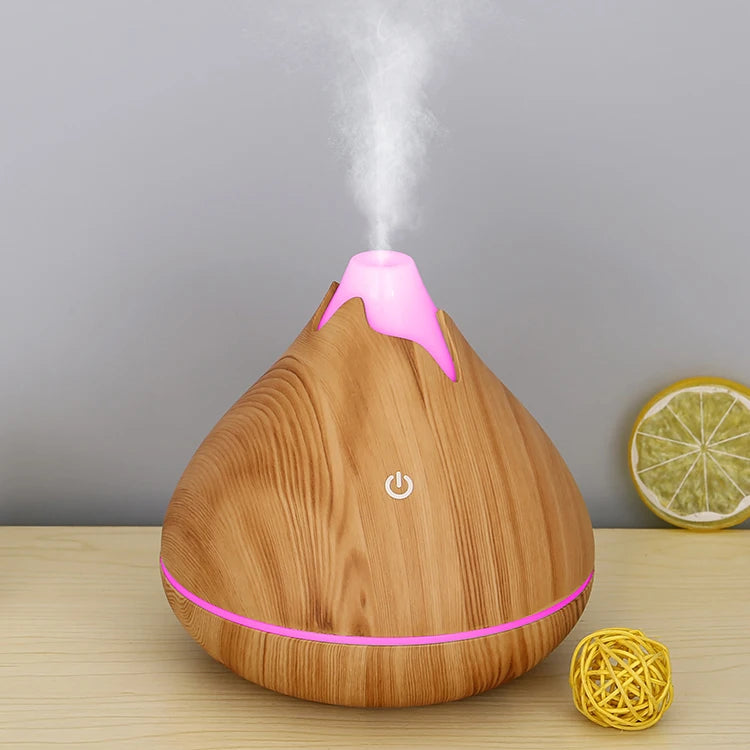 USB Portable Cool Mist Humidifier & Essential Oil Diffuser – 350ML