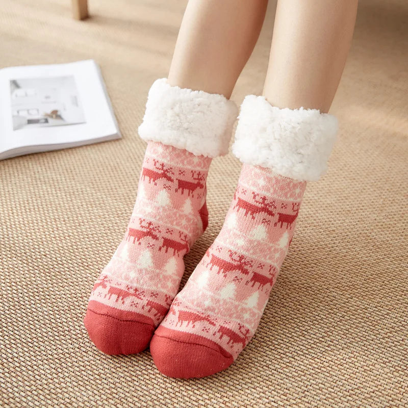 CozyCritters: Plush Winter Socks for Women