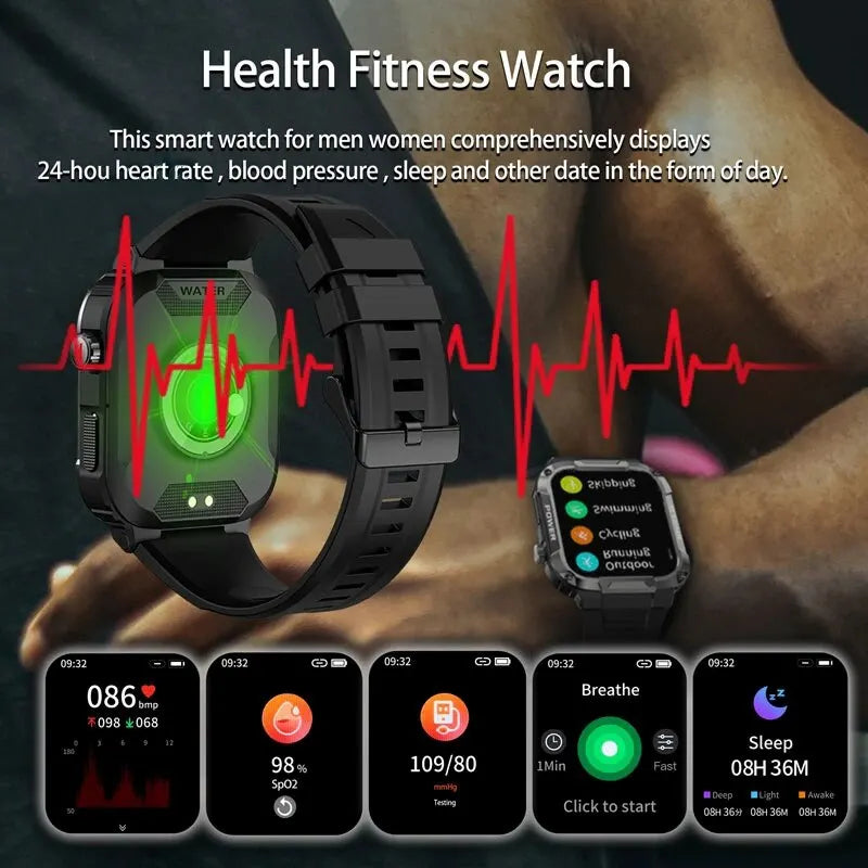 SmartWatch & musicFitness - Bluetooth/Call - Martsgaia