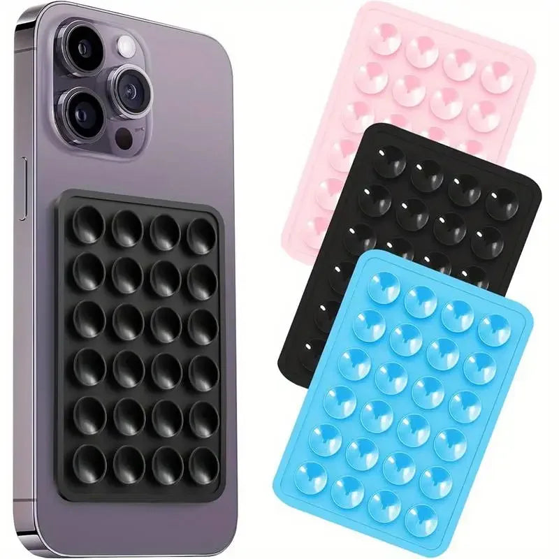 Silicone Suction Phone Holder – Strong Grip on Any Smooth Surface!