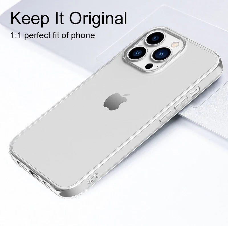 Thin Clear Silicone Case For iPhone - Martsgaia