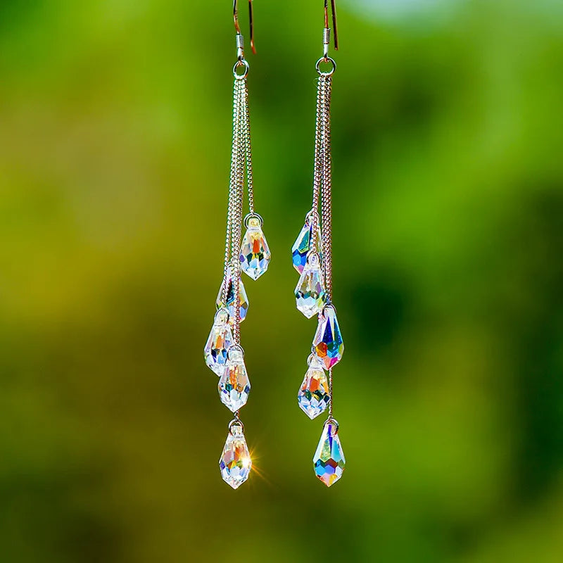 Festival Boho Tassel Earrings – Long Irregular Statement Jewelry for Party & Date Night