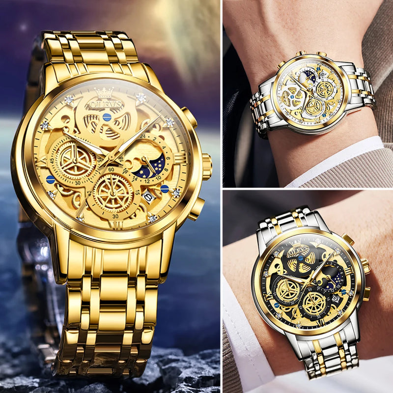 Original Men's Watches Luxury - Waterproof Quartz - Martsgaia