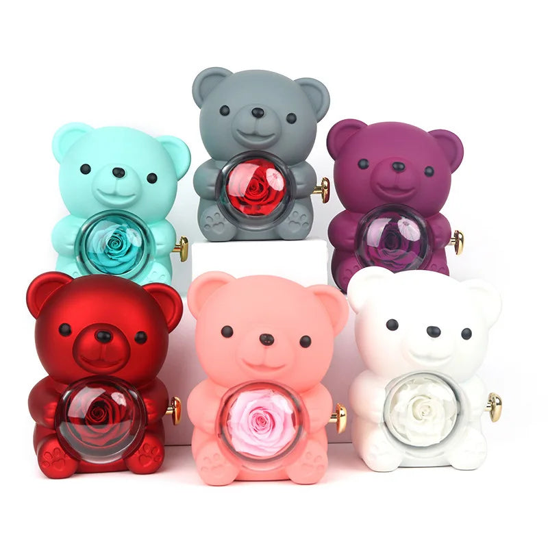 Teddy Bear Box with Necklace - Lovers SoulMate - Martsgaia