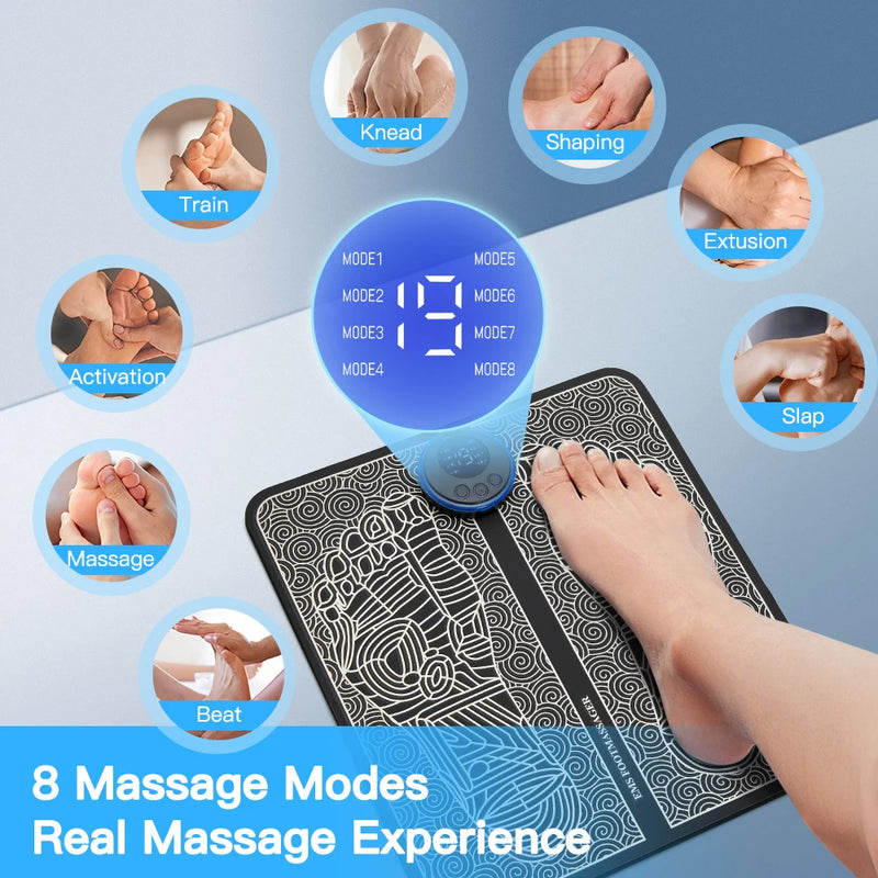 Foot Massager - Portable Muscle Stimulator - Improve Blood Circulation - Martsgaia