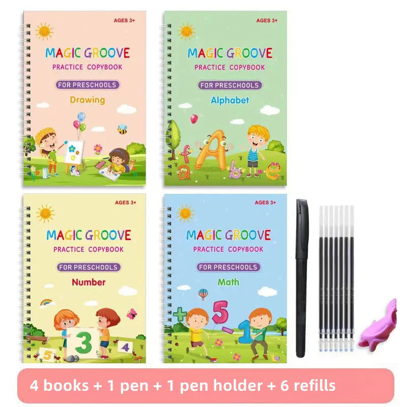 Magic Copybooks Children's Toy Writing Reusable - Martsgaia