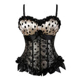 Enchanted Elegance Black Overbust Corset