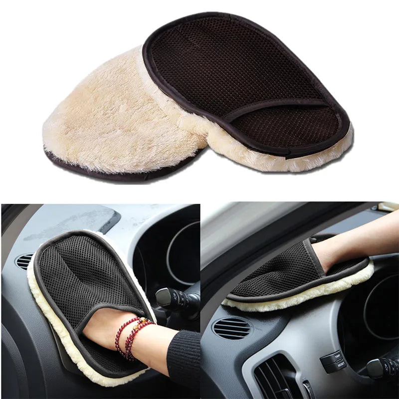 Affordable Microfiber Car Wash Glove – Scratch-Free Auto, Motorcycle & Home Cleaning Mitt