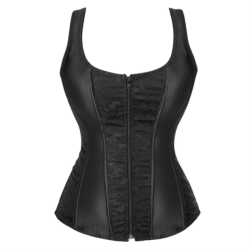 Enchanted Elegance Black Overbust Corset