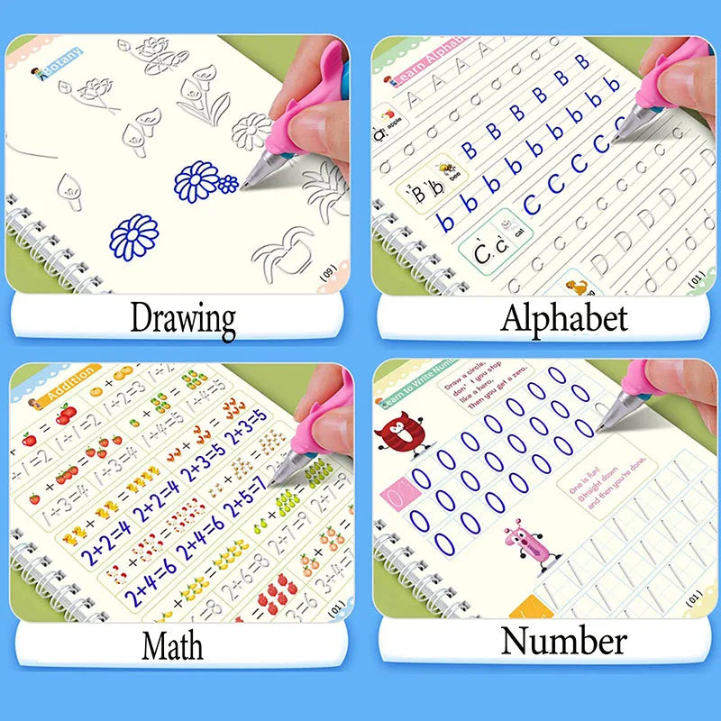 Magic Copybooks Children's Toy Writing Reusable - Martsgaia