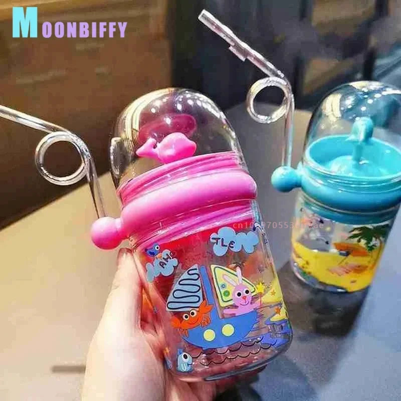 Cups Water Bottles Cartoon - Martsgaia