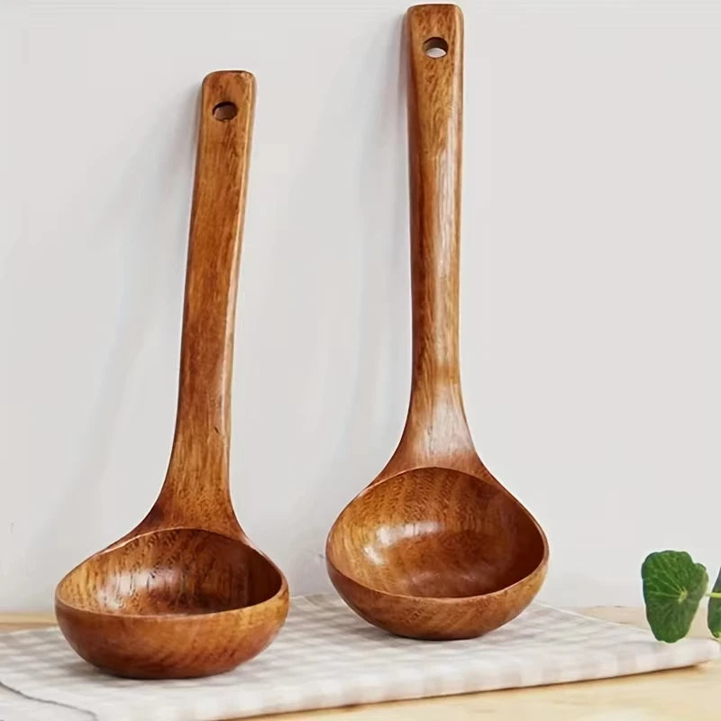 Natural Solid Wood Cooking Spoon – Beauty, Strength, Durability in Every Detail