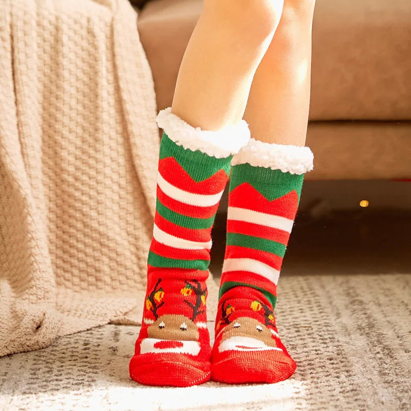 CozyCritters: Plush Winter Socks for Women