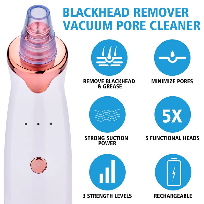 EletricBlackheadRemover - Acne - Cleaner Blackhead - Martsgaia