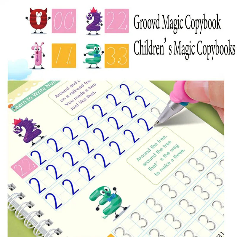 Magic Copybooks Children's Toy Writing Reusable - Martsgaia