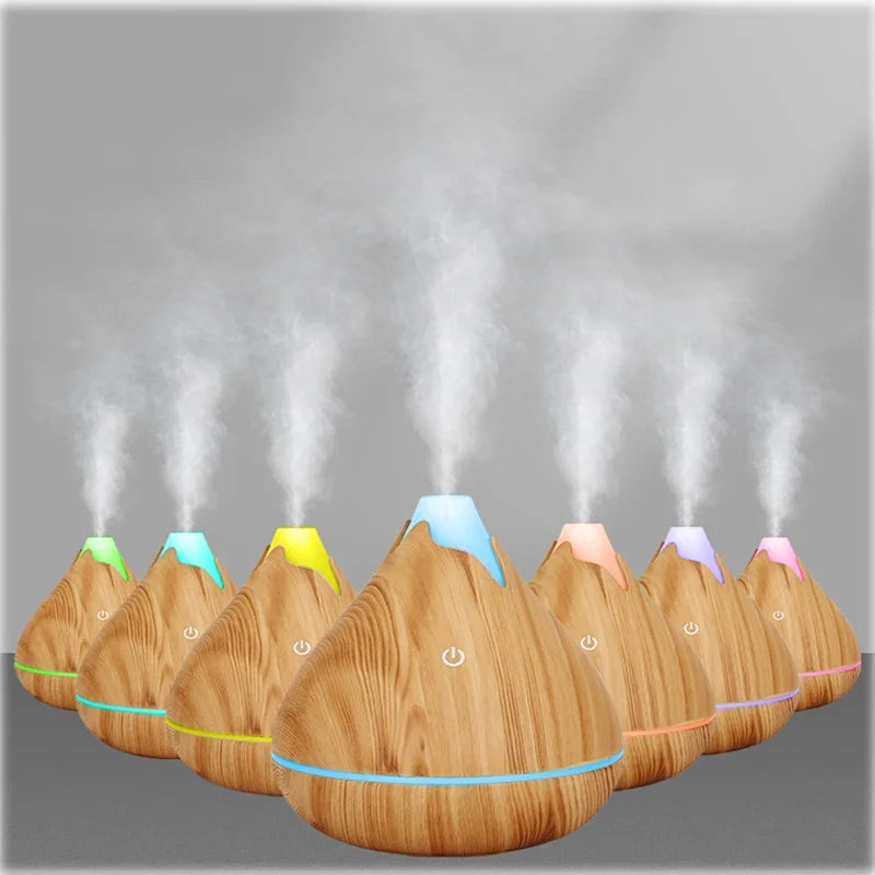 USB Portable Cool Mist Humidifier & Essential Oil Diffuser – 350ML
