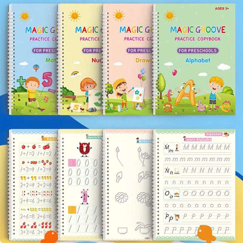 Magic Copybooks Children's Toy Writing Reusable - Martsgaia