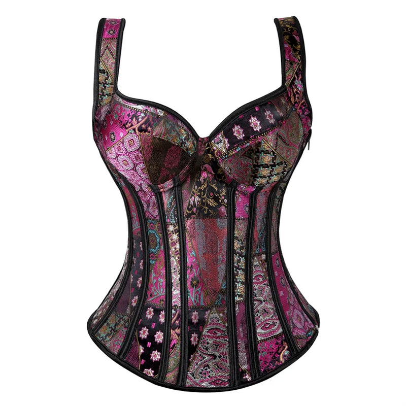 Enchanted Elegance Black Overbust Corset