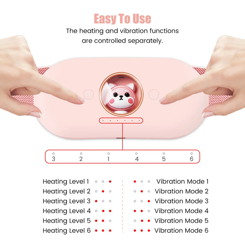 Menstrual Heating Belt PainFree Periods - Massage & Relaxation - Martsgaia