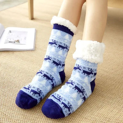 CozyCritters: Plush Winter Socks for Women