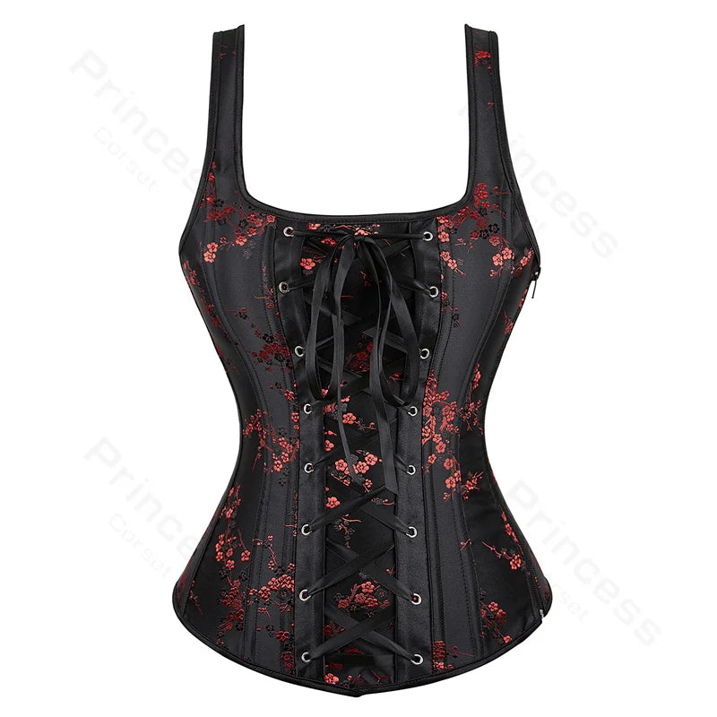 Enchanted Elegance Black Overbust Corset