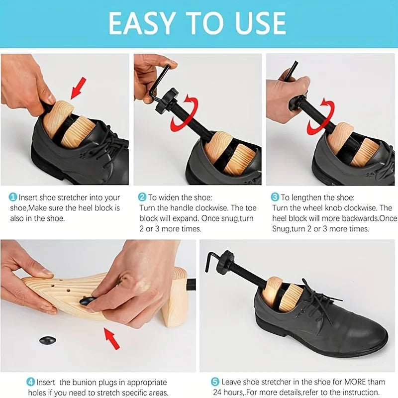 Wooden Expander for Wide Feet, Bunions or Calluses Shoe Stretcher - Martsgaia