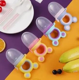 Silicone Baby Fruit Feeder Pacifier – Safe Teething Nipple Food Dispenser