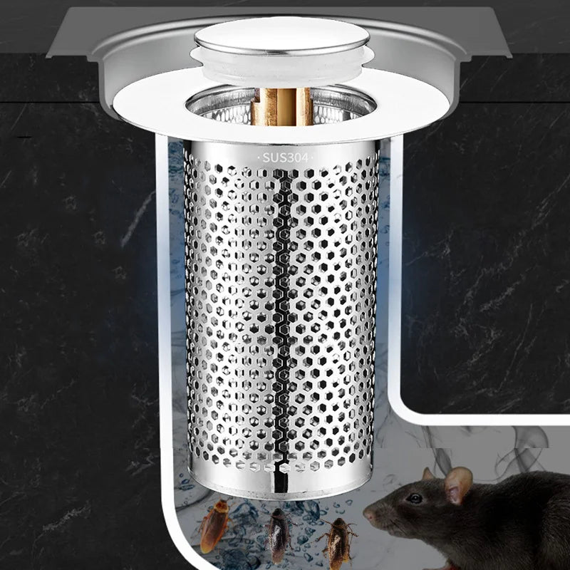 Filter Mesh Pop-Up Bounce Core Basin Drain - Martsgaia