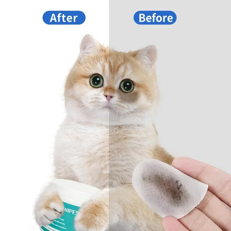 Pet Eye Wipes – Tear Stain Remover for Dogs and Cats